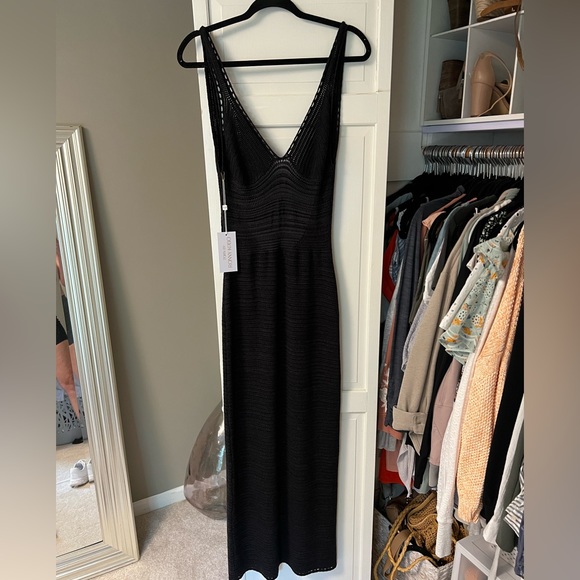 Torn by Ronny Kobo Madi Knit Dress - Black - Picture 7 of 12